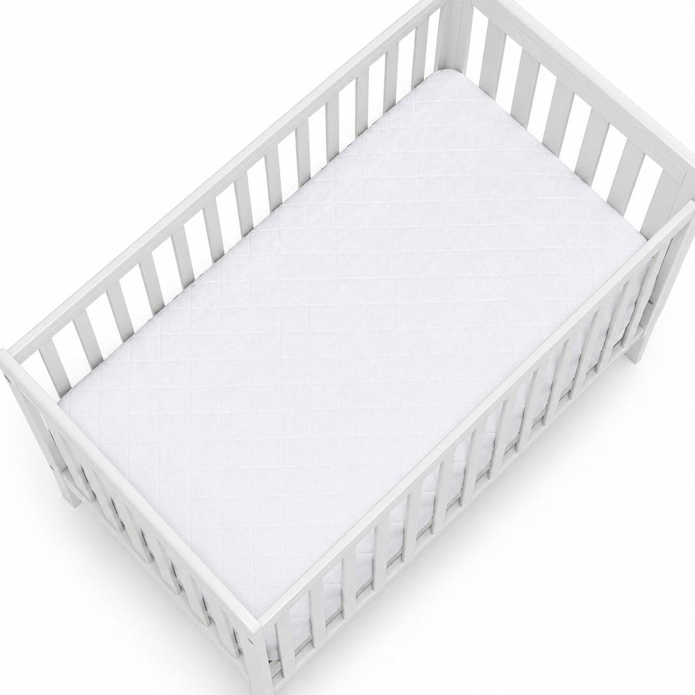 5" Deep Waterproof Bamboo Terry Cloth Crib Mattress Cover
