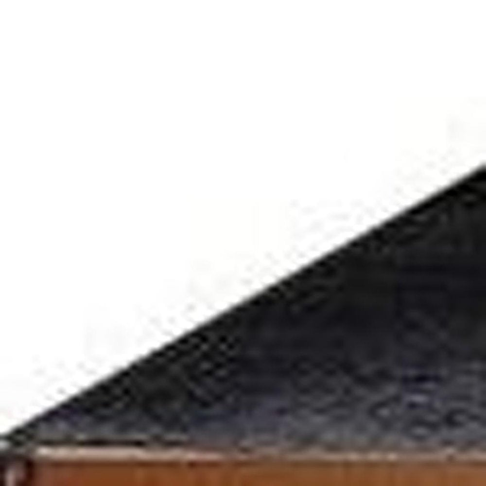 95" Black and Gold Wood Pedestal Base Dining Table on a white background