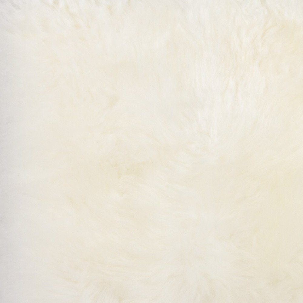 17" X 17" White Synthetic Solid Color Pad close-up highlighting the white surface.