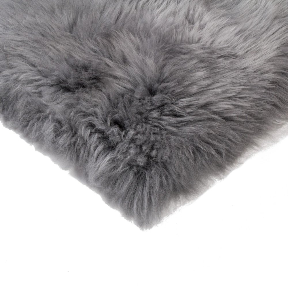 17" X 17" Gray Synthetic Solid Color Pad. Seat cushion isolated on a plain white background, in a gray finish.
