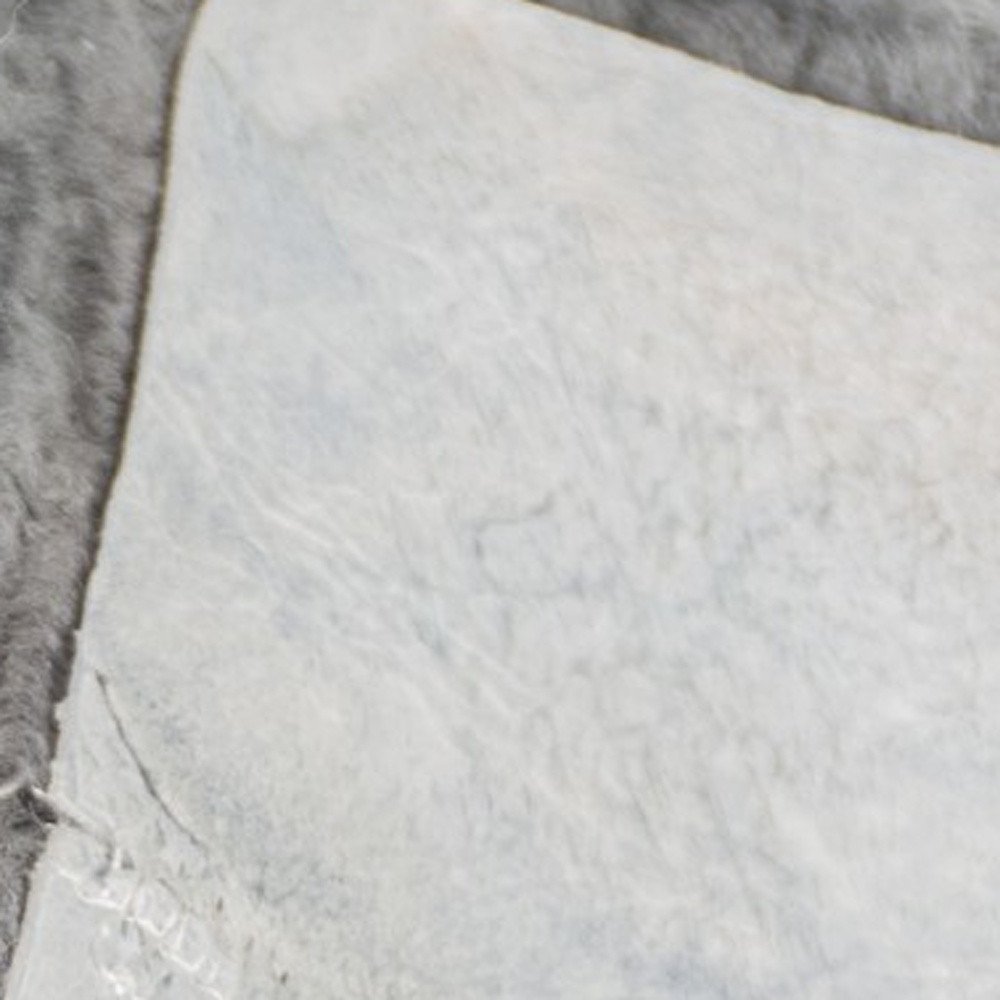 17" X 17" Gray Synthetic Solid Color Pad. Seat cushion in gray.
