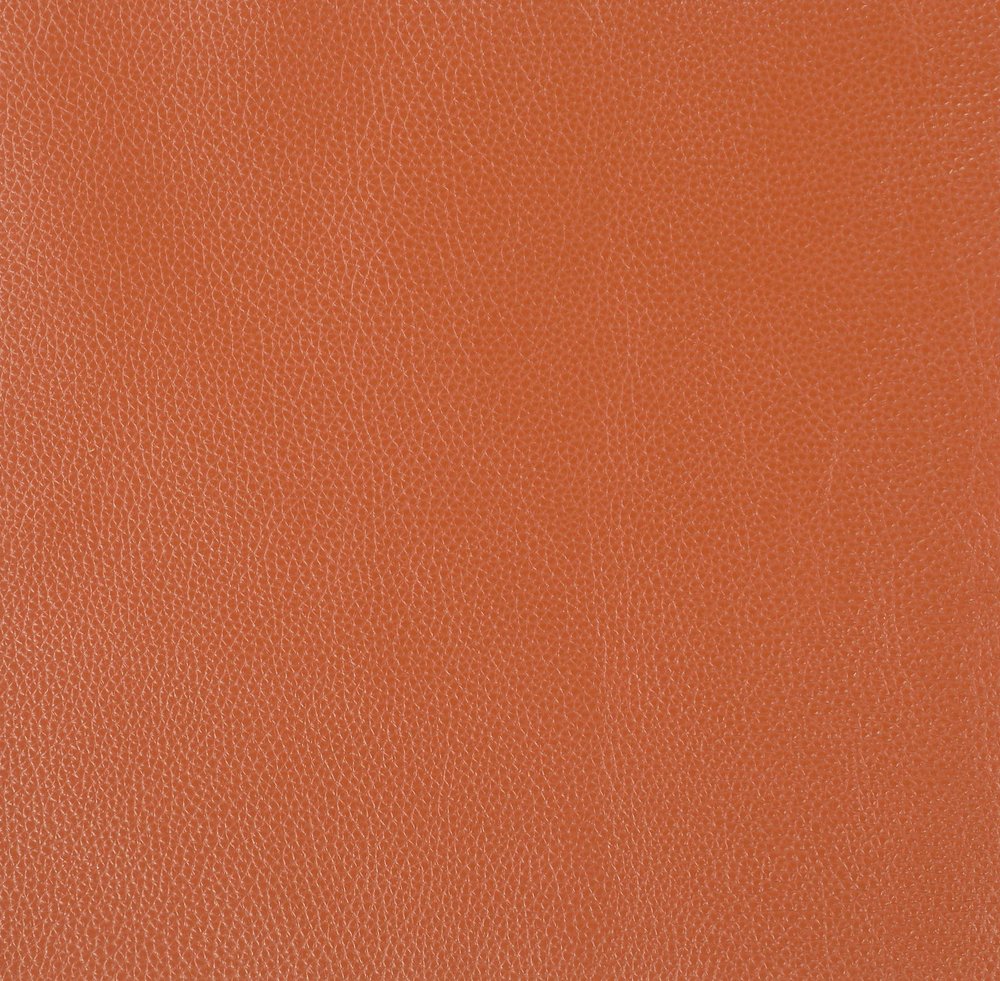 49" Brown And Silver Genuine Leather Arm Chair. Accent chair in brown leather.