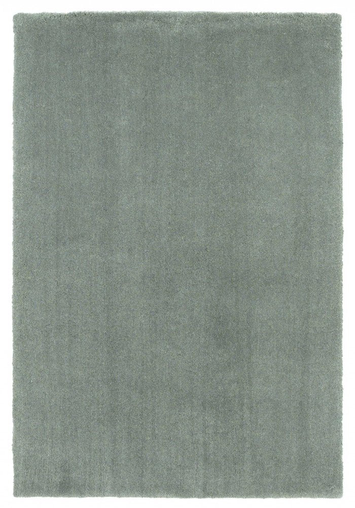 9' X 13' Slate Blue Hand Woven Area Rug close-up detail