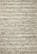 9' X 13' Wool Striped Hand Woven Area Rug close-up detail