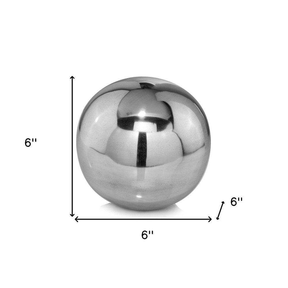 5" X 5" X 5" Buffed Polished Sphere