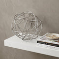 7" X 7" X 7" Silver Large Wire Sphere