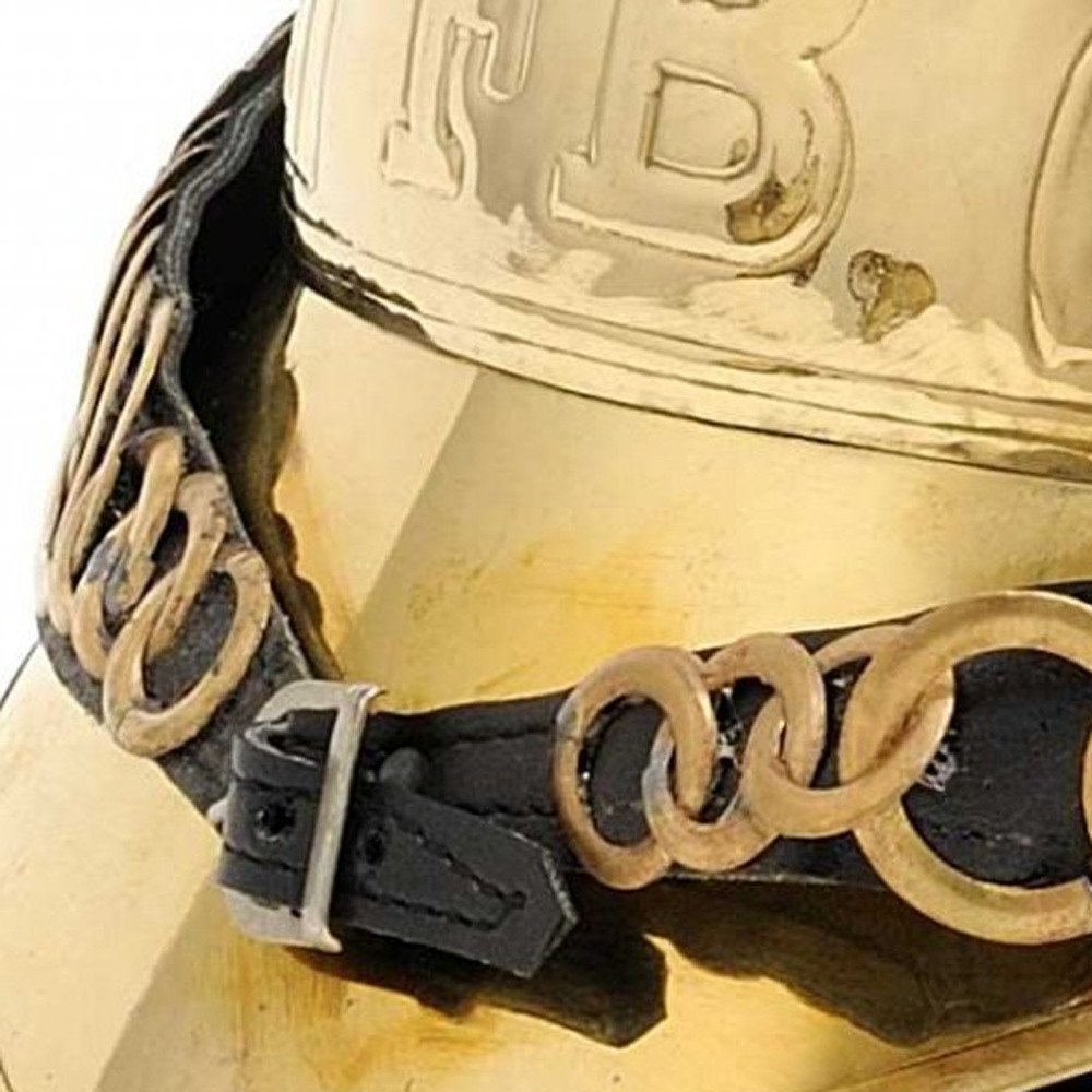 10" X 12" X 11" Fireman Helmet. Home product in tan.