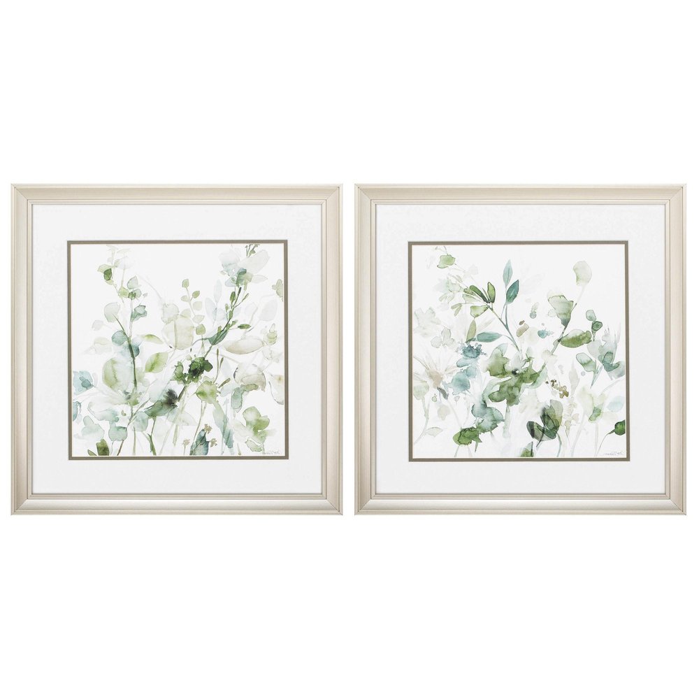 Set Of Two Champagne Wall Decor on a white background