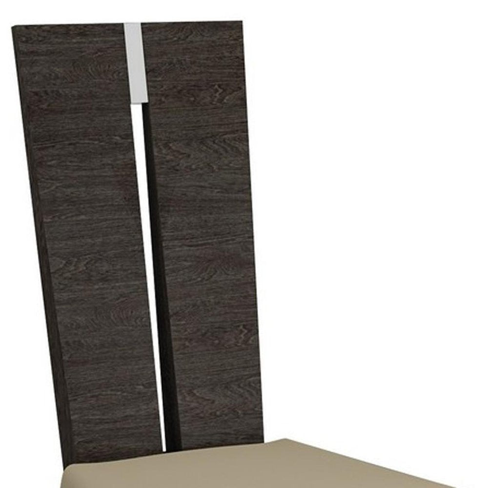 98" Dark Gray Solid Wood Dining Table on a white background