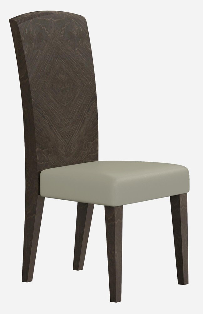 99" Gray Brown Solid Wood Dining Table on a white background