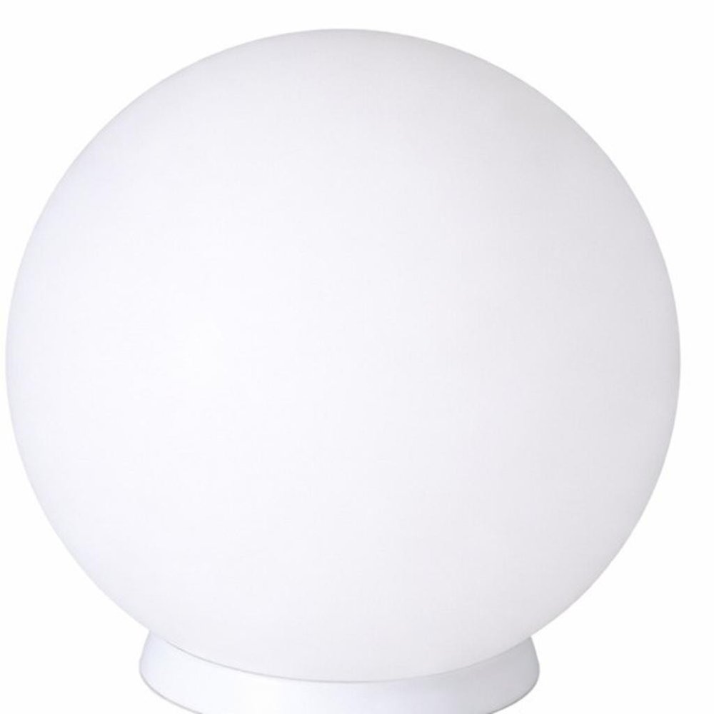 7" White Baseball Globe Lamp With Novelty