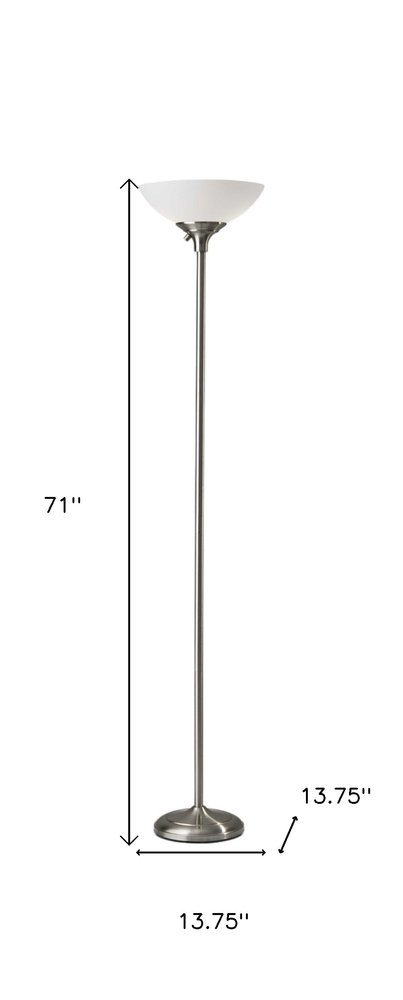 Brass Metal With White Shade on a white background