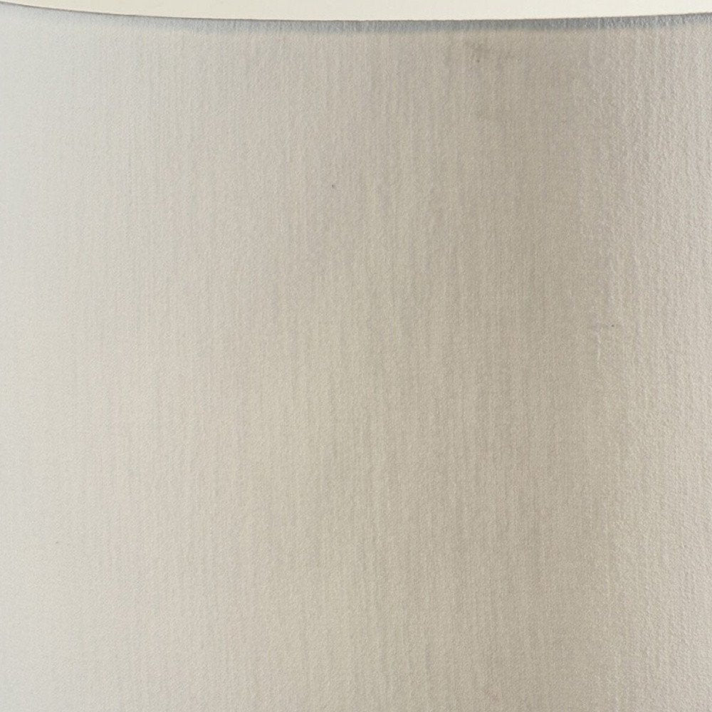 Black Wood Circular Block Table Lamp on a white background