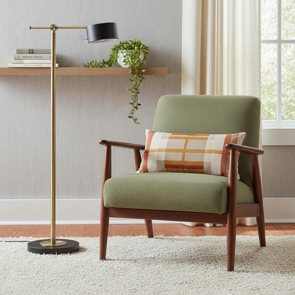 65" Brass Torchiere Floor Lamp With White Acrylic Globe Shade