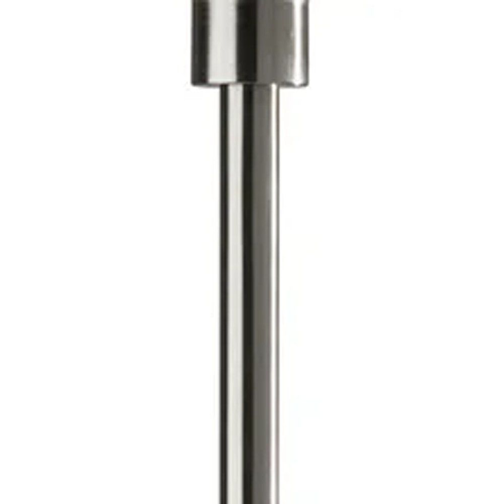71" Silver LED Torchiere Floor Lamp With White Glass Cone Shade