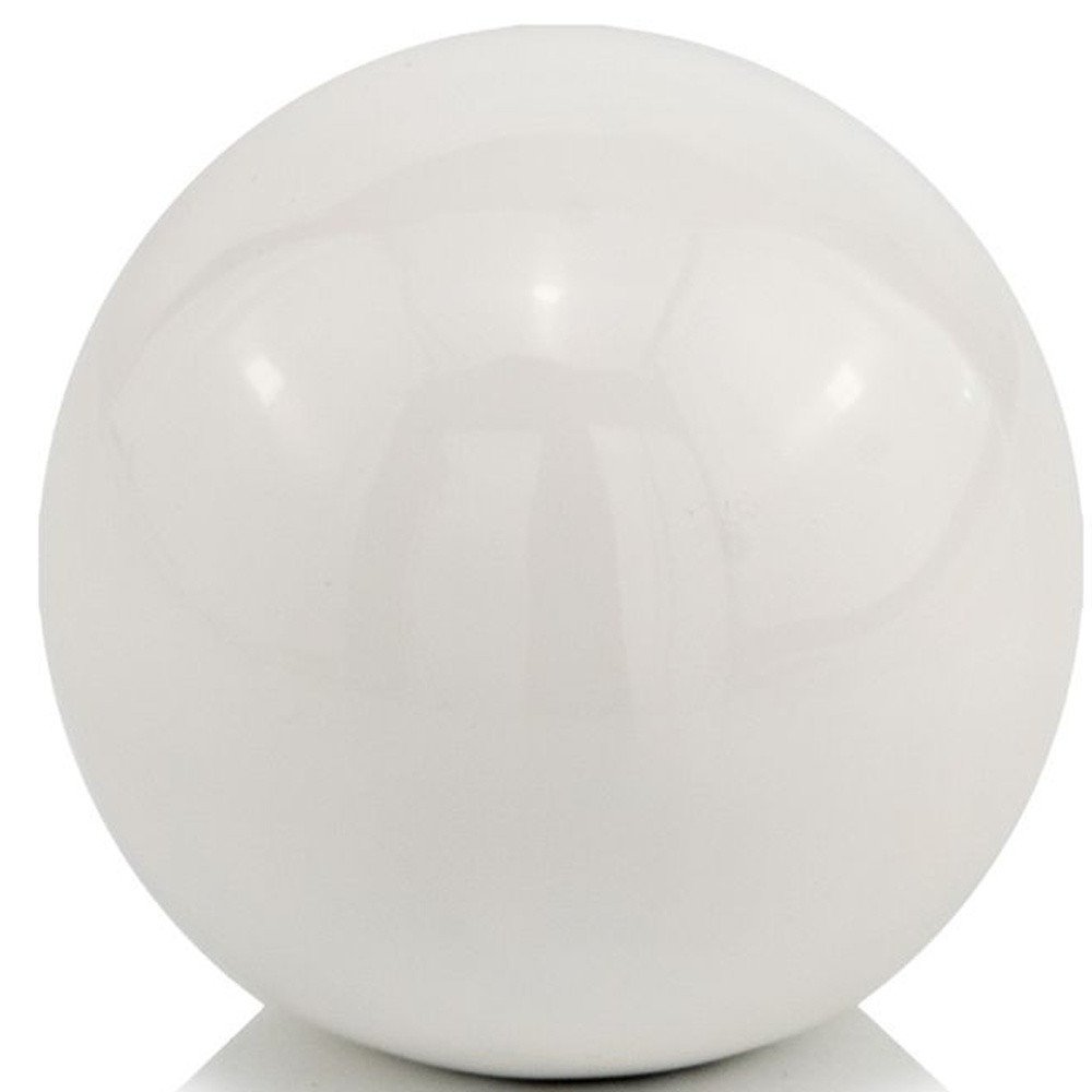 4" Blue Aluminum Decorative Orb Tabletop Sculpture