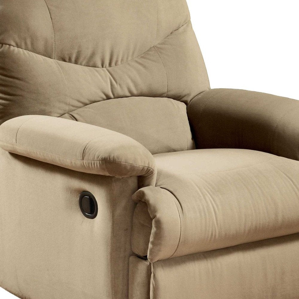 35" Sage Microfiber Recliner.