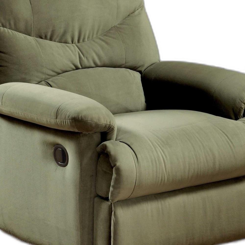 35" Sage Microfiber Recliner.