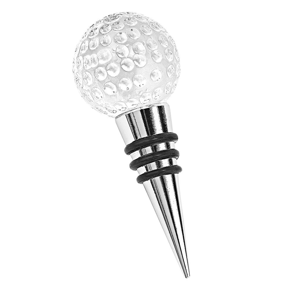 4" Clear Lead Free Crystal Bottle Stopper