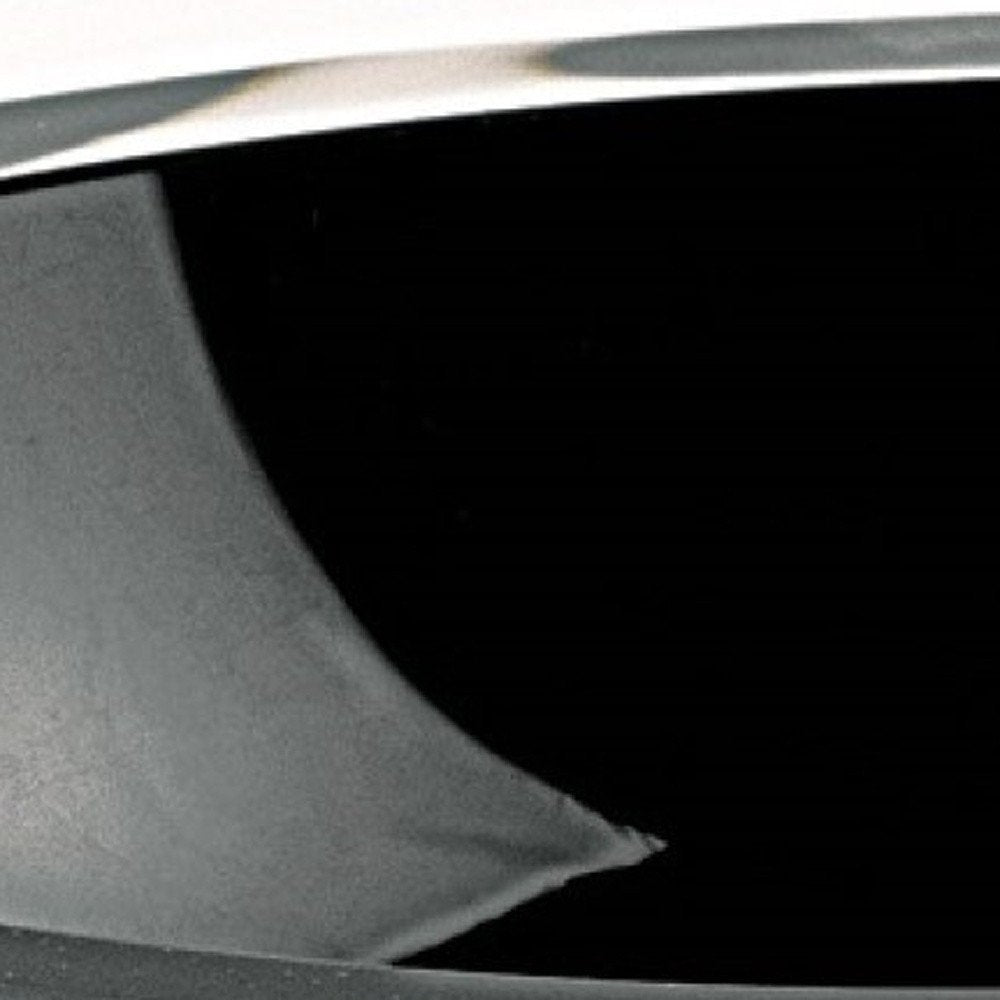 6" Black Mouth Blown Crystal Thick Walled Bowl close-up highlighting the black crystal surface.