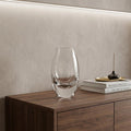 7" Clear Lead Free Crystal Oval Table Vase