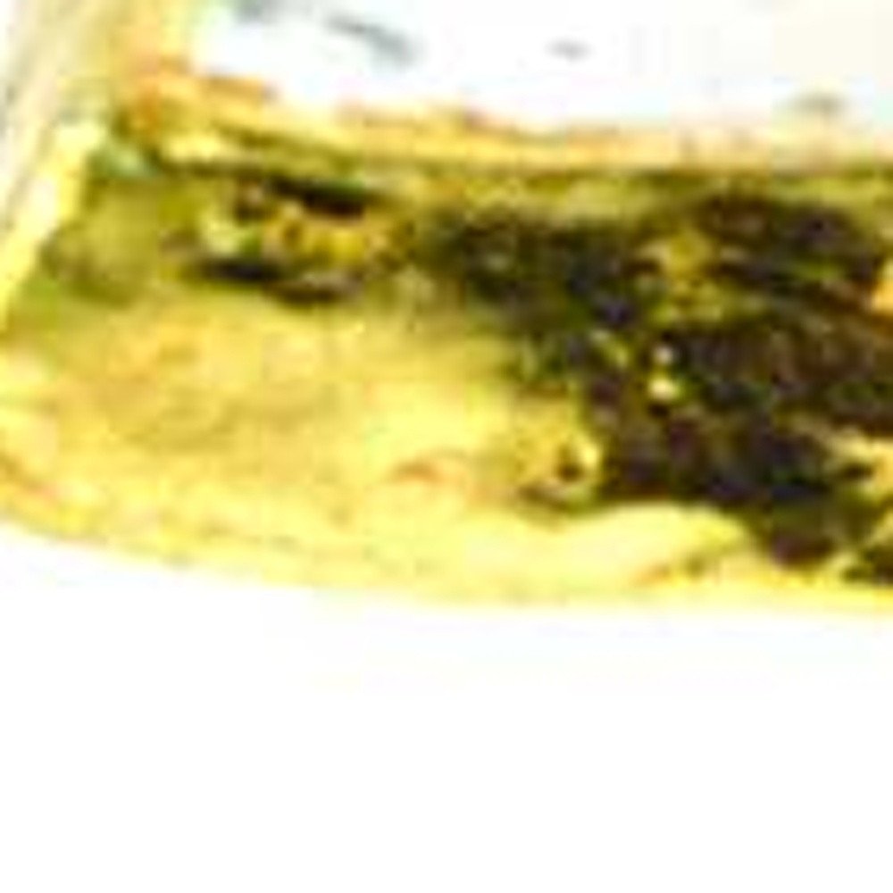 7 Glass Set Of 4 Square Edge Gold Plates on a white background