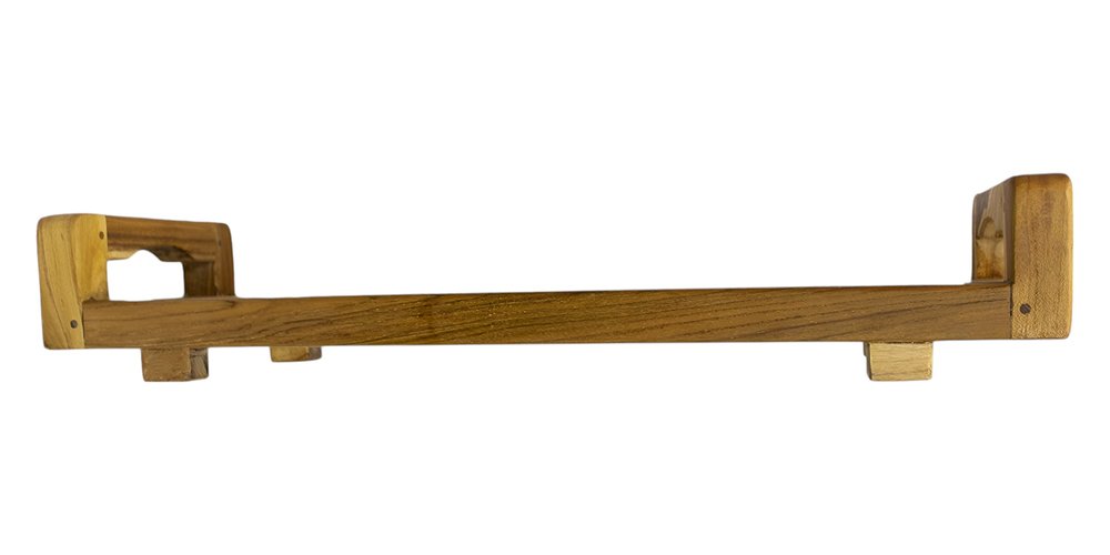 29" Natural Teak Bath Tray and Seat with Handles