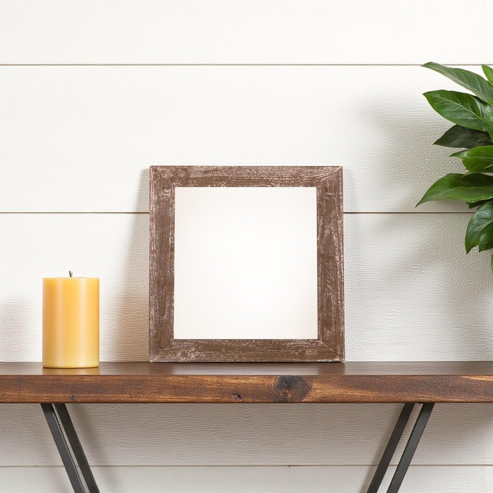 6" x 6" Brown Solid Wood Tabletop Picture Frame. Picture frame in brown wood.