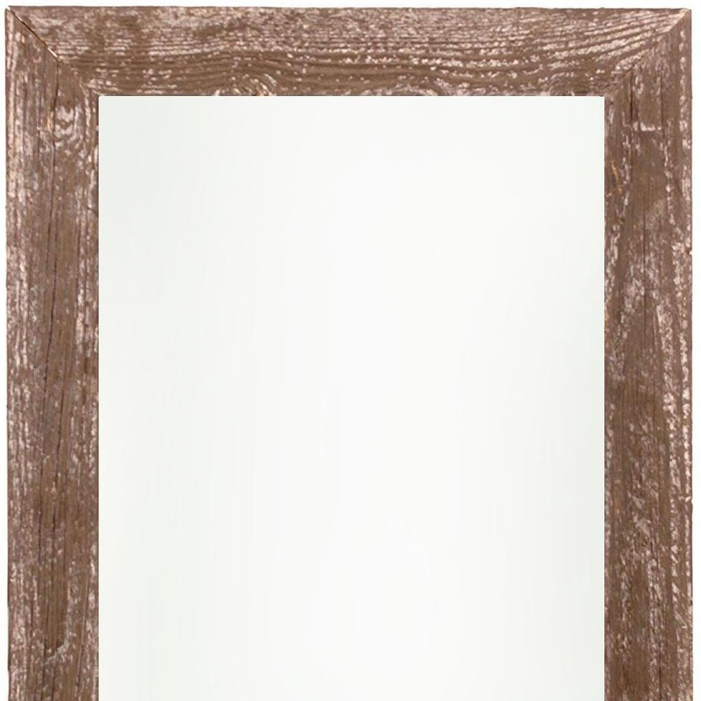 8" x 8" Gray Reclaimed Wood Tabletop Picture Frame on a white background