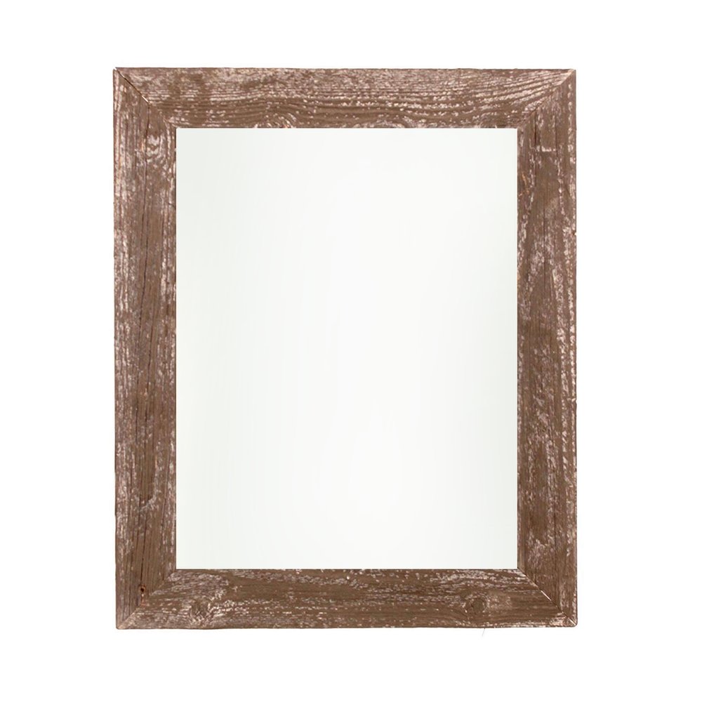 8" x 8" Gray Reclaimed Wood Tabletop Picture Frame on a white background