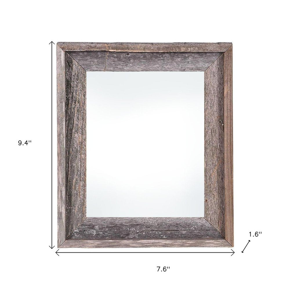 4" x 6" Gray Solid Wood Tabletop Picture Frame - with This Frame In Living Rooms. Picture frame isolated on a plain white background, finished in gray wood.