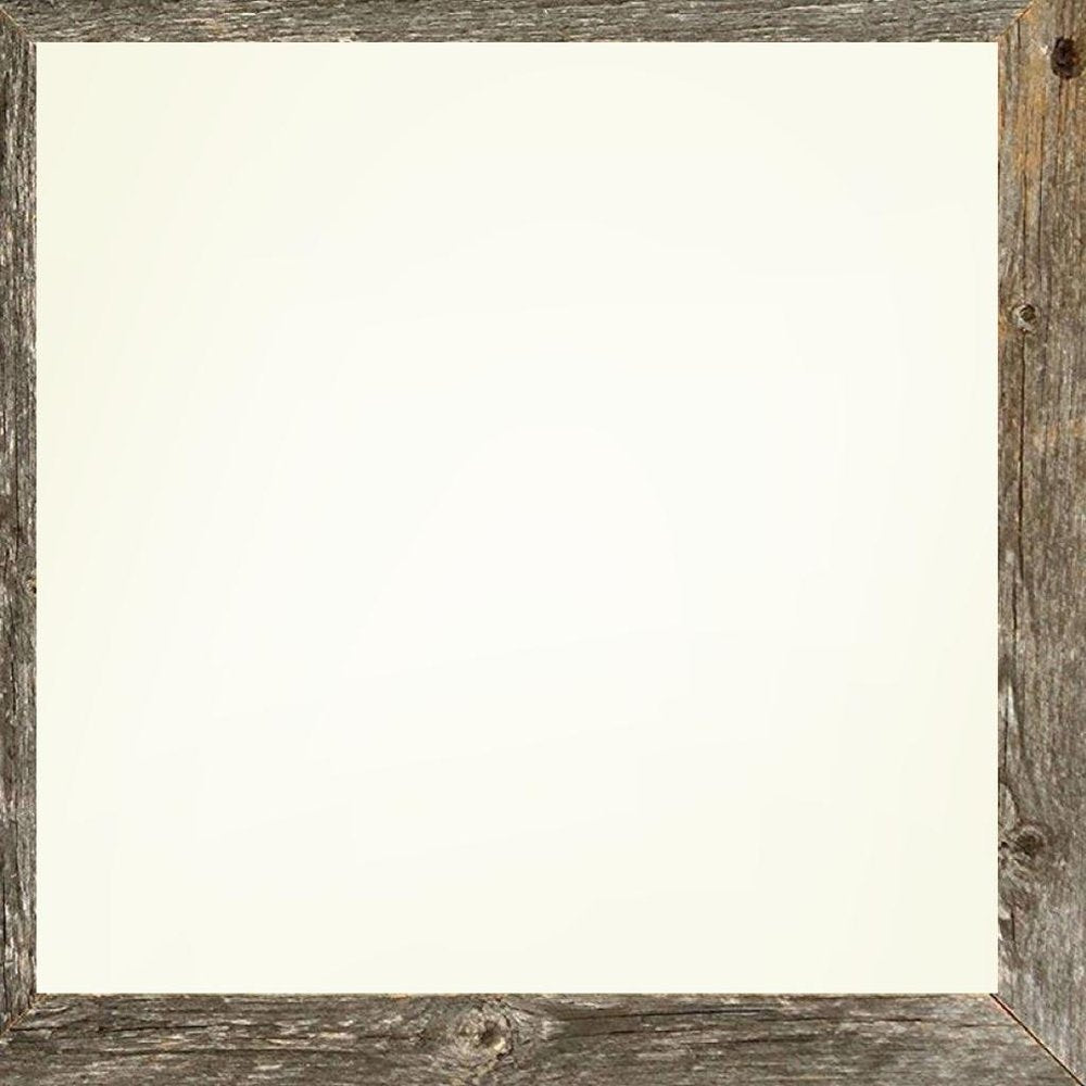 6" x 6" Gray Solid Wood Tabletop Picture Frame - 8.20" H x 8.20" W x 0.80" D.