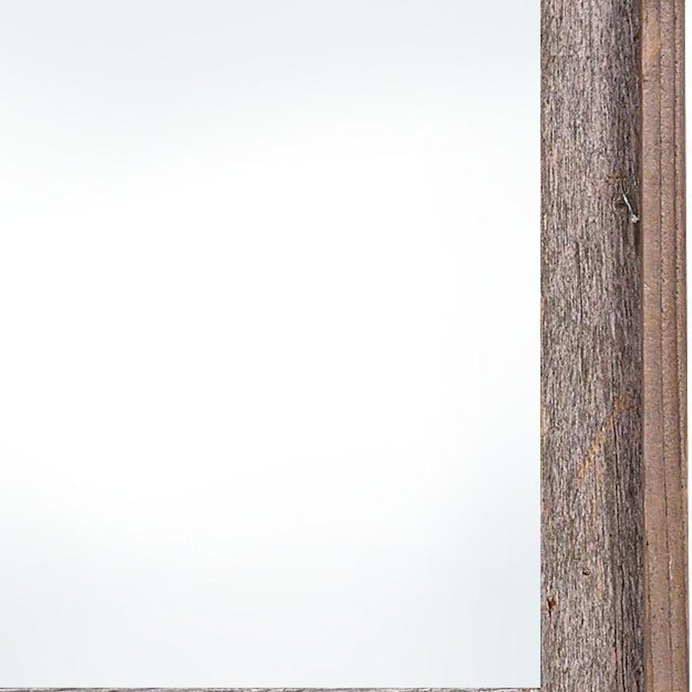 8.5" x 11" Gray Solid Wood Tabletop Picture Frame - 14.70" H x 11.60" W x 2.50" D on a white background