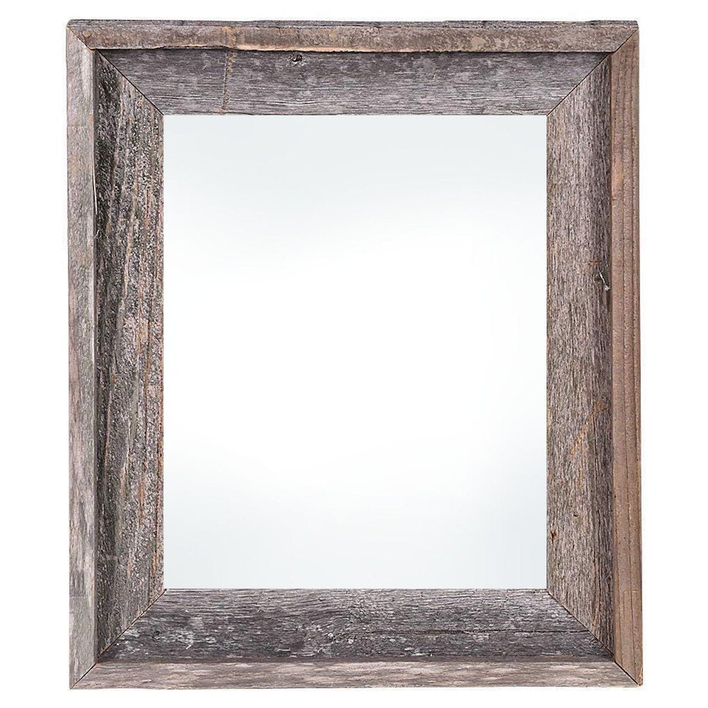8" x 10" Gray Solid Wood Tabletop Picture Frame - 14.00" H x 11.00" W x 2.00" D on a white background