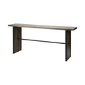 70" Brown Solid Wood Solid Console Table on a white background