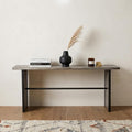 70" Brown Solid Wood Solid Console Table