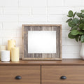 8" x 10" Gray Solid Wood Tabletop Picture Frame