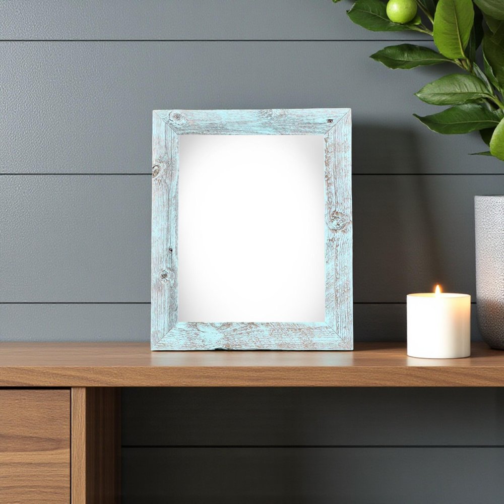 8" x 10" Espresso Solid Wood Tabletop Picture Frame in a home interior