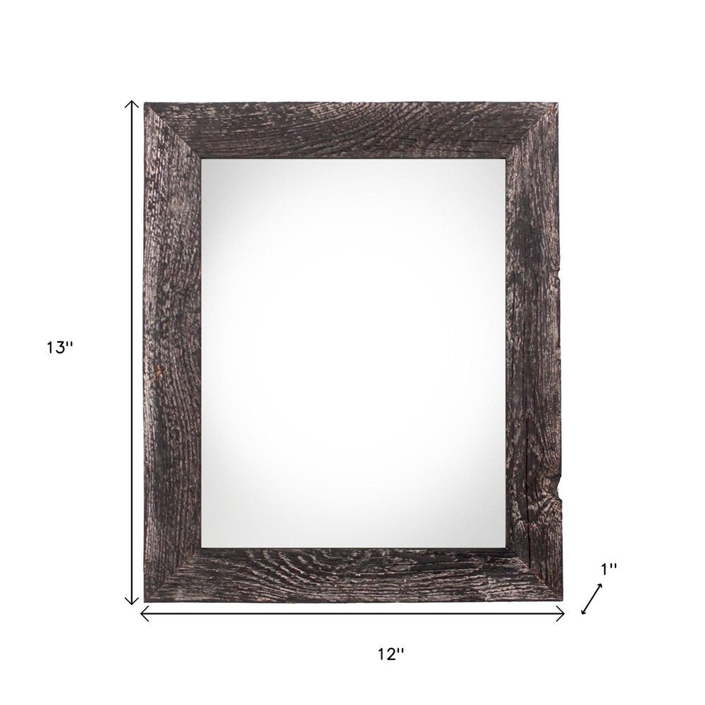 8" x 10" Black Solid Wood Tabletop Picture Frame on a white background