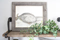 8" x 10" Gray Solid Wood Tabletop Picture Frame - 13.00" H x 11.00" W x 2.00" D