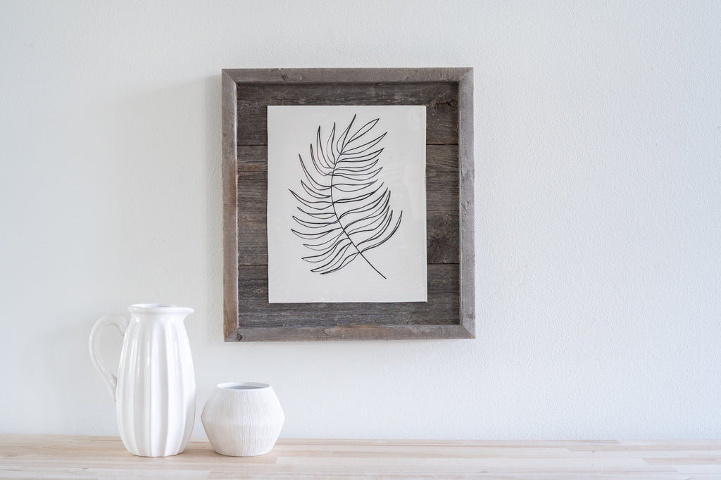 5" x 7" Gray Solid Wood Tabletop Picture Frame