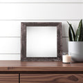 6" x 6" Black Solid Wood Tabletop Picture Frame