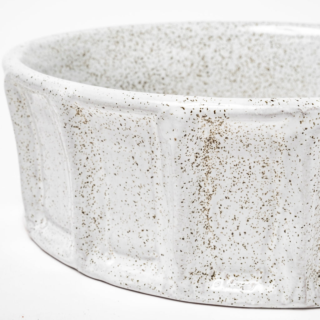 Small White Ceramic Bowl on a white background
