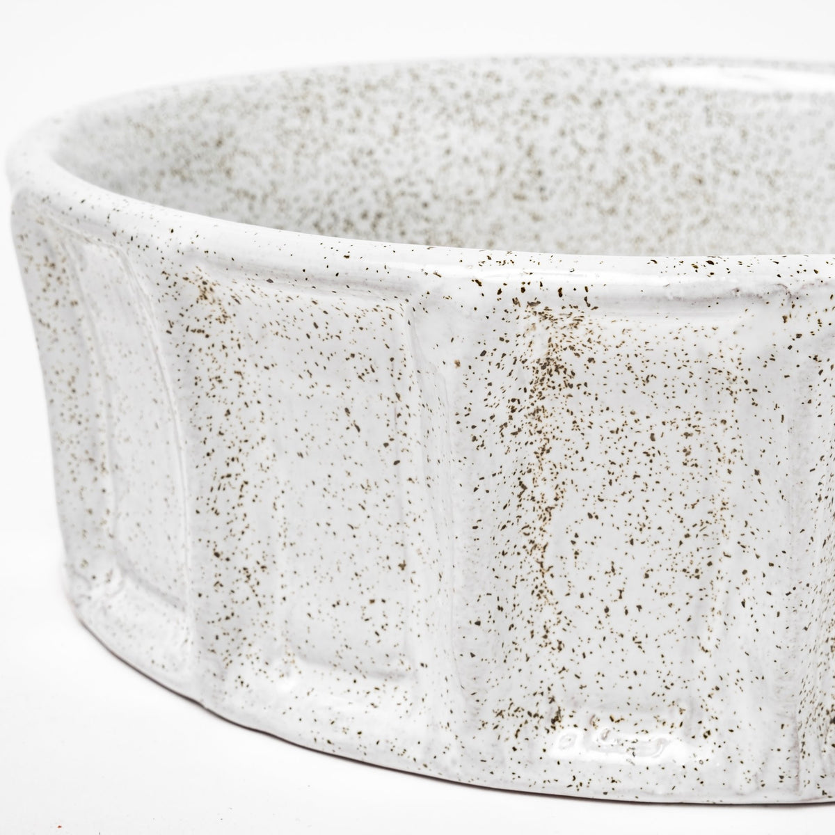 Small White Ceramic Bowl on a white background