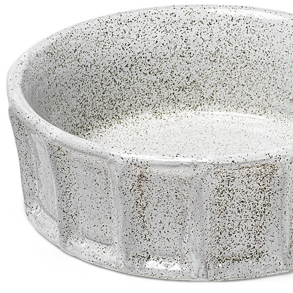 Small White Ceramic Bowl on a white background