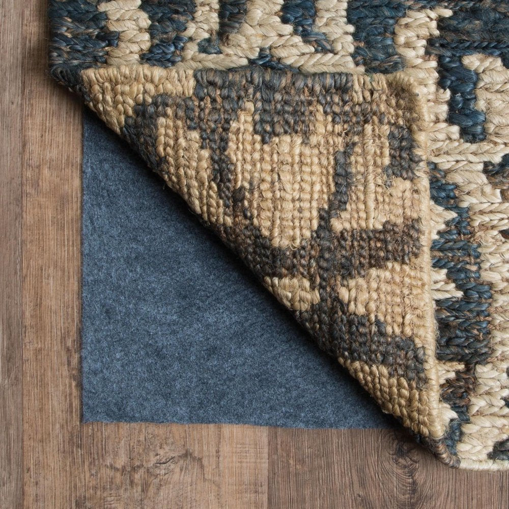 6' Round Gray Non Slip Rug Pad