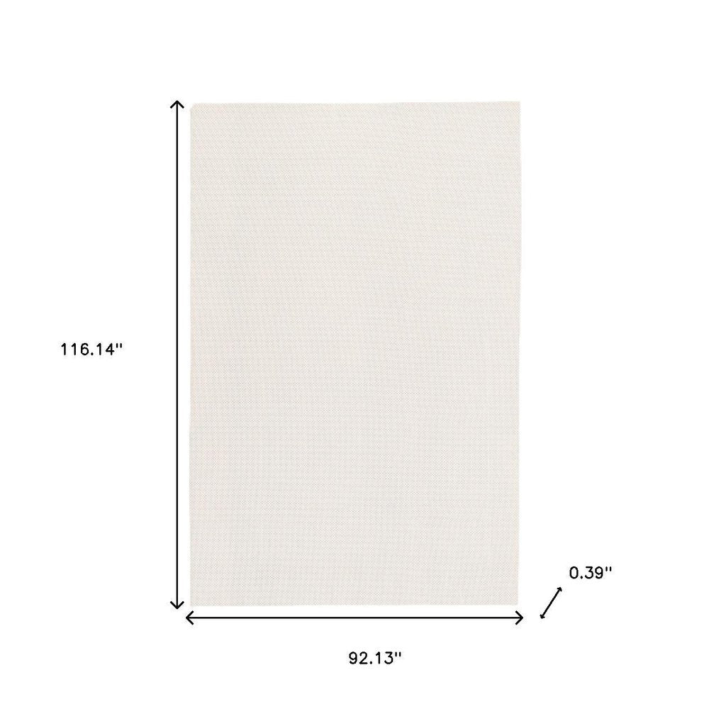 8' Round Beige Non Slip Rug Pad