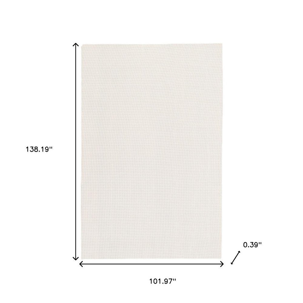 8' Round Beige Non Slip Rug Pad