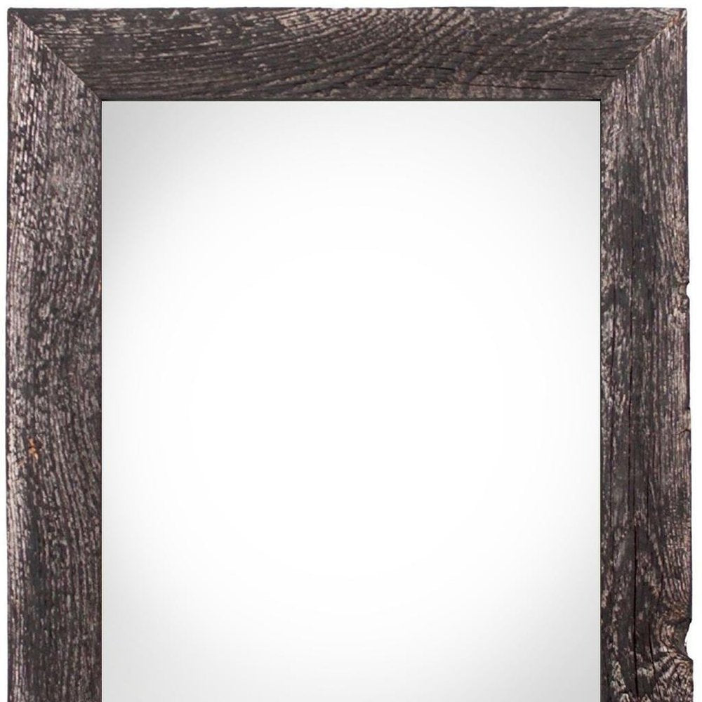 4" x 6" Black Solid Wood Tabletop Picture Frame. Picture frame isolated on a plain white background, showing a black wood surface.