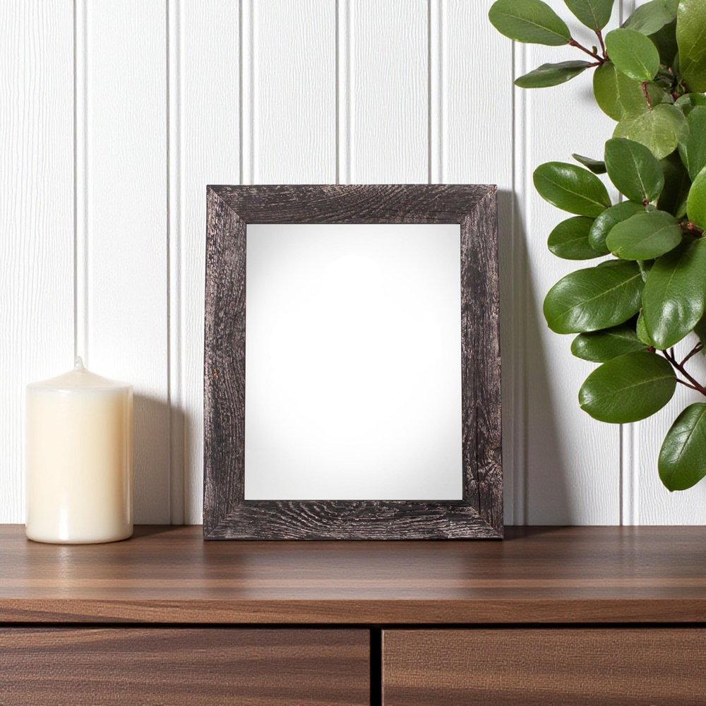 4" x 6" Black Solid Wood Tabletop Picture Frame. Picture frame in black wood.